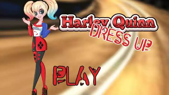 Play Dress Up Harley Quinn Punk New