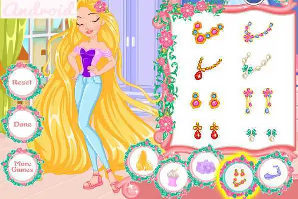 Play DressUp Rapunzel Naughty Nice