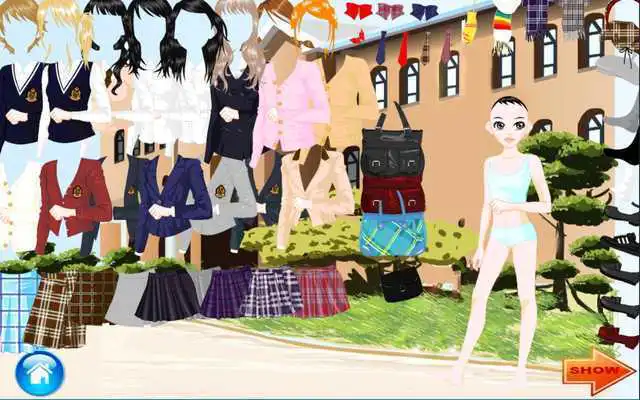 Play Dress Up School Girls
