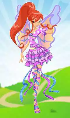 Play Dress up Winx Harmonix Style