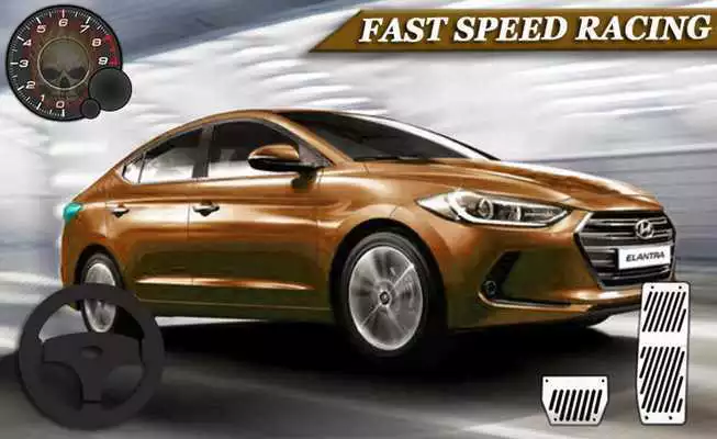 Play Drift simulator : Avante Hyundai car driving 3D