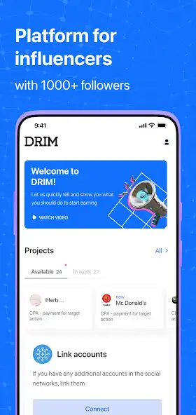 Play DRIM for Influencers  and enjoy DRIM for Influencers with UptoPlay