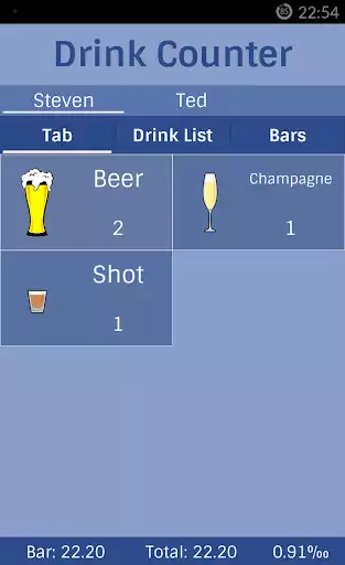 Play APK Drink Counter  and enjoy Drink Counter with UptoPlay com.alistairwong.dc
