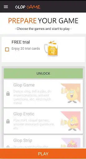 Play Drinking Card Game -  Glop as an online game Drinking Card Game -  Glop with UptoPlay