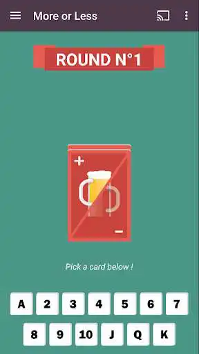 Play Drinking Game - More or Less as an online game Drinking Game - More or Less with UptoPlay
