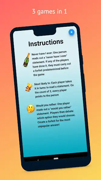 Play Drinking Games - Three in One as an online game Drinking Games - Three in One with UptoPlay