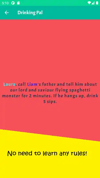 Play Drinking Pal: Party Drinking Game as an online game Drinking Pal: Party Drinking Game with UptoPlay