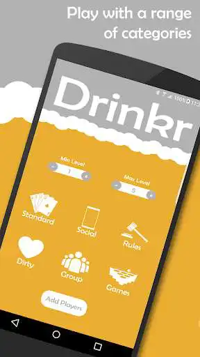 Play Drinkr - Drinking Game  and enjoy Drinkr - Drinking Game with UptoPlay
