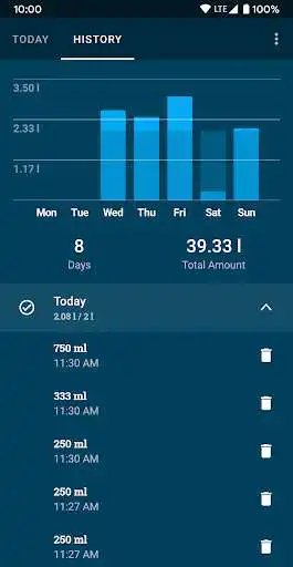 Play Drinky - Water Intake Tracker as an online game Drinky - Water Intake Tracker with UptoPlay