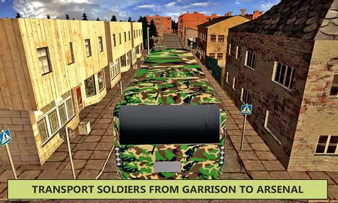 Play Drive Army Check Post Bus