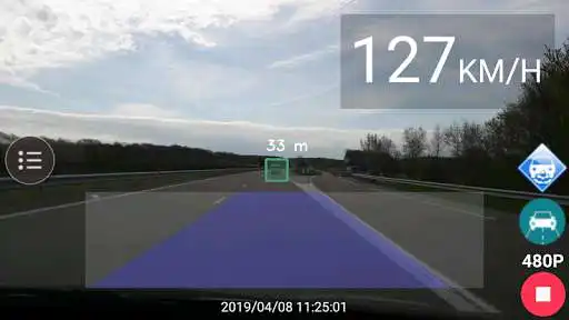 Play Driver Assistance System (ADAS) - Dash Cam as an online game Driver Assistance System (ADAS) - Dash Cam with UptoPlay