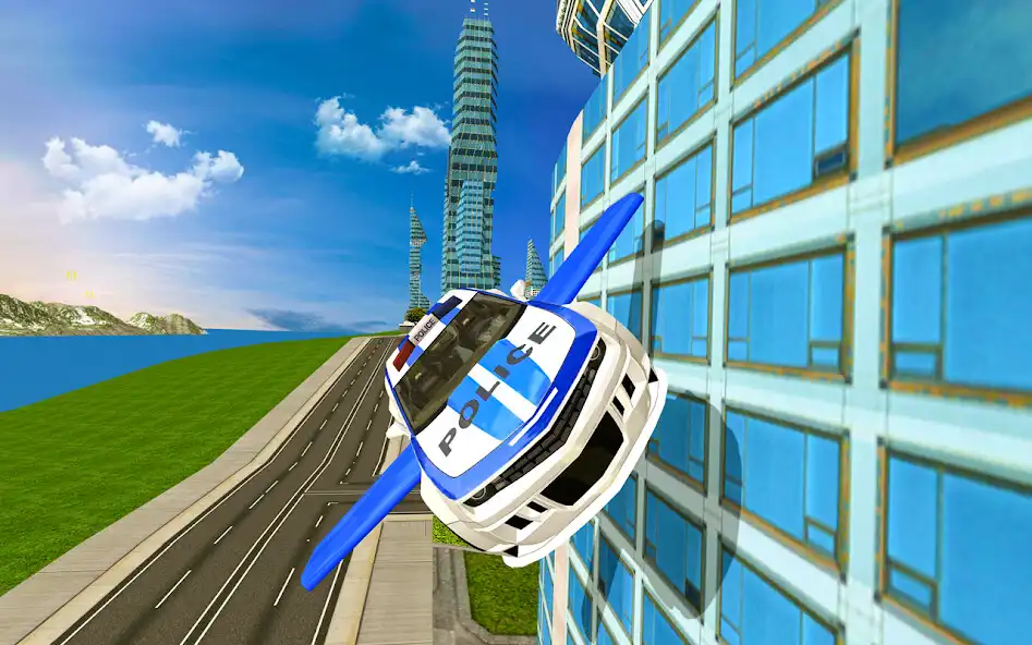 Play Drive Real Futuristic Police Flying Car 3D  and enjoy Drive Real Futuristic Police Flying Car 3D with UptoPlay