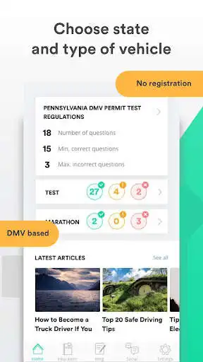 Play DRIVER START - Permit Test DMV  and enjoy DRIVER START - Permit Test DMV with UptoPlay