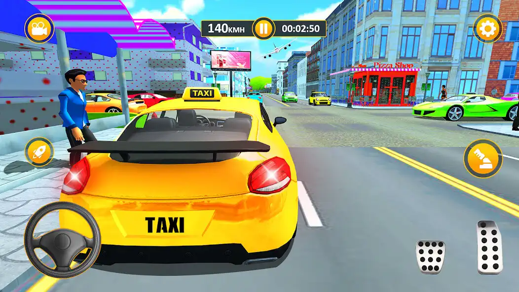Play Driver Taxi Game Simulator car as an online game Driver Taxi Game Simulator car with UptoPlay