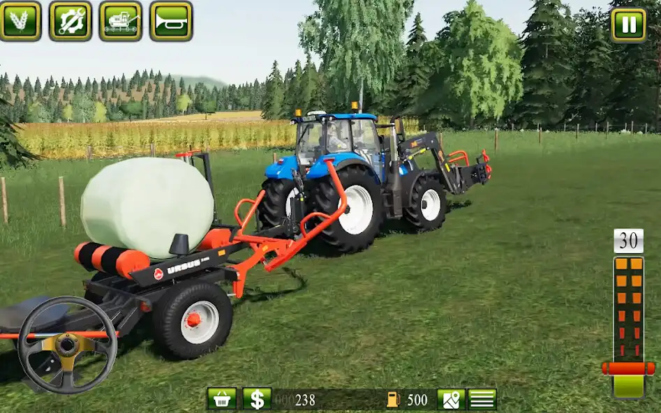 Play Drive Tractor: Farming Game 3D as an online game Drive Tractor: Farming Game 3D with UptoPlay