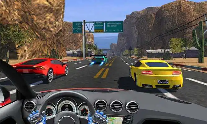 Play Driving in fast car