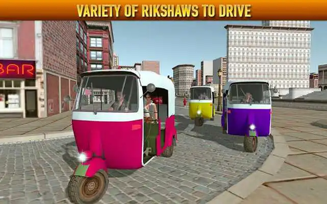 Play Driving Tuk Tuk Auto Rickshaw