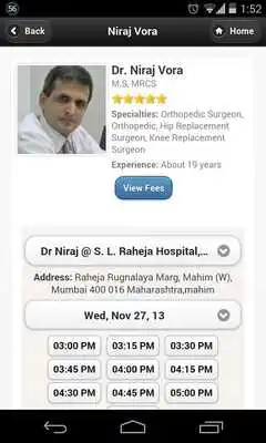 Play Dr Niraj Vora Appointments