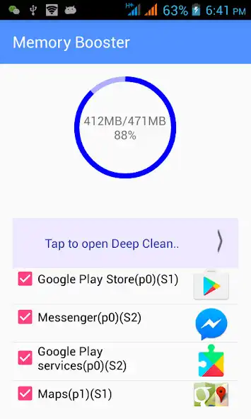 Play Droid Booster as an online game Droid Booster with UptoPlay