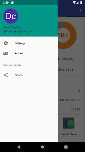 Play Droid Cleaner - Keep Your Phone Clean and Fast as an online game Droid Cleaner - Keep Your Phone Clean and Fast with UptoPlay
