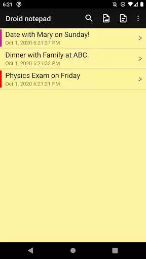 Play Droid Notepad  and enjoy Droid Notepad with UptoPlay