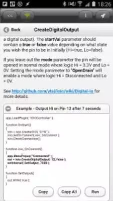Play DroidScript - IOIO Controller Plugin