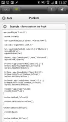 Play DroidScript - PuckJS Plugin