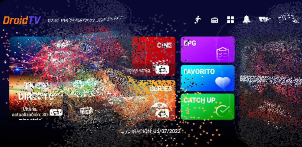 Play DroidTV as an online game DroidTV with UptoPlay