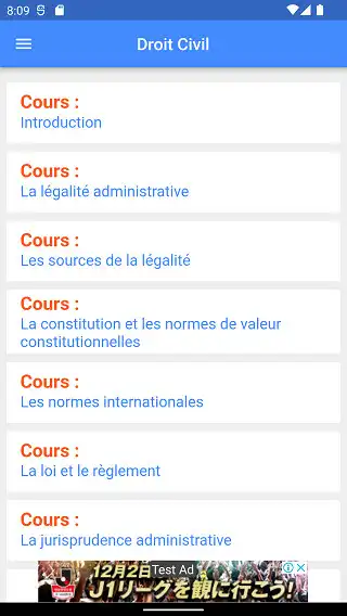 Play Droit Civil : Cours  and enjoy Droit Civil : Cours with UptoPlay