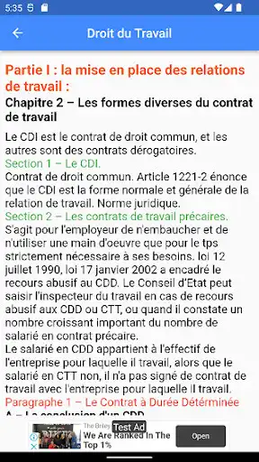 Play Droit du Travail as an online game Droit du Travail with UptoPlay