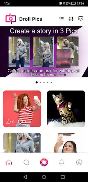 Play Droll Pics - Sell your selfies  and enjoy Droll Pics - Sell your selfies with UptoPlay