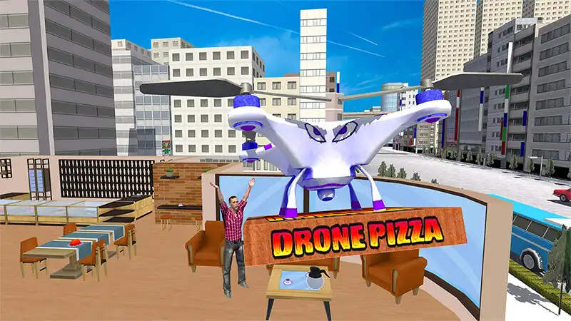 Play Drone Fly Pizza Delivery  and enjoy Drone Fly Pizza Delivery with UptoPlay