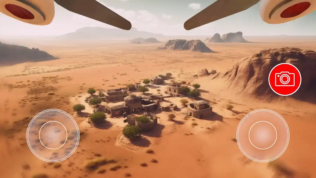 Play Drone Simulator Desert UAV as an online game Drone Simulator Desert UAV with UptoPlay
