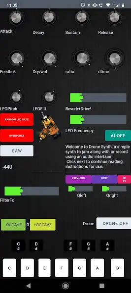 Play Drone Synth as an online game Drone Synth with UptoPlay