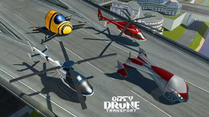 Play Drone Taxi Sim 2018
