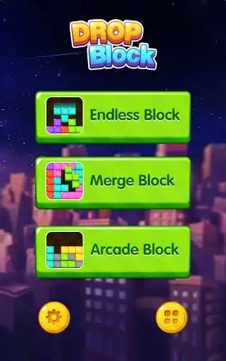 Play Drop Blocks - Deluxe Bricks Puzzle as an online game Drop Blocks - Deluxe Bricks Puzzle with UptoPlay