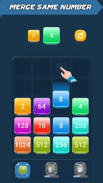Play Drop Merge Blocks: 2048 Puzzle  and enjoy Drop Merge Blocks: 2048 Puzzle with UptoPlay
