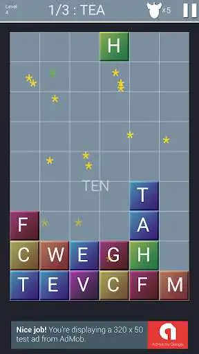 Play Drop Spell as an online game Drop Spell with UptoPlay