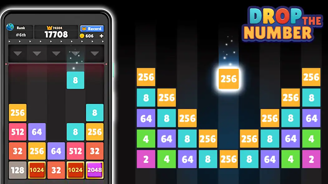 Play Drop The Number® : Merge Game  and enjoy Drop The Number® : Merge Game with UptoPlay