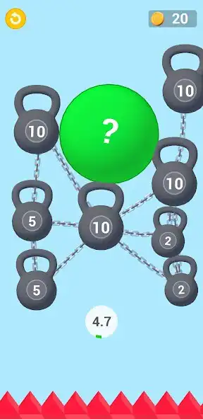 Play Drop to Rope as an online game Drop to Rope with UptoPlay