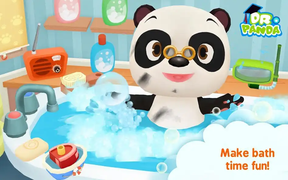Play Dr. Panda Bath Time as an online game Dr. Panda Bath Time with UptoPlay