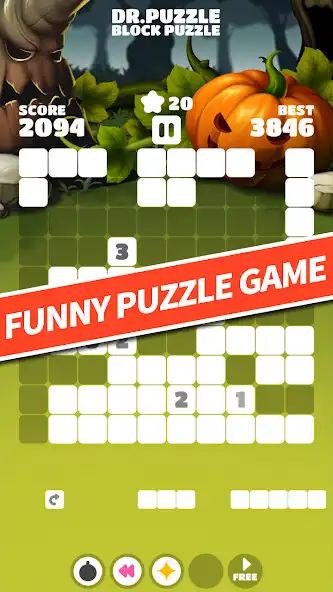 Play Dr.Puzzle: Block Puzzle 1010 as an online game Dr.Puzzle: Block Puzzle 1010 with UptoPlay