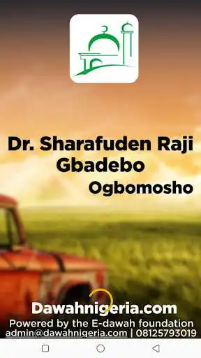 Play Dr Sharaafudeen Raji Gbadebo dawahBox  and enjoy Dr Sharaafudeen Raji Gbadebo dawahBox with UptoPlay