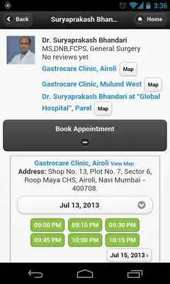Play Dr Suryaprakash appointments