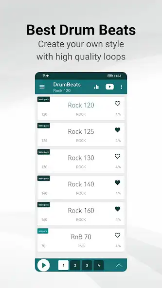 Play DrumBeats - Real Drum Loops  and enjoy DrumBeats - Real Drum Loops with UptoPlay