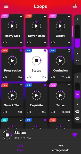 Play Drum Loops for Guitar  and enjoy Drum Loops for Guitar with UptoPlay