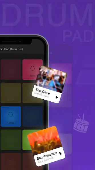 Play Drum Pad: Music and Beat Maker as an online game Drum Pad: Music and Beat Maker with UptoPlay
