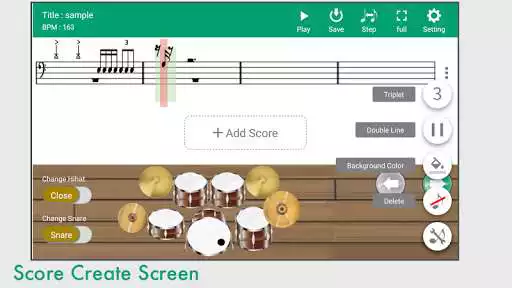 Play Drum Score Creator