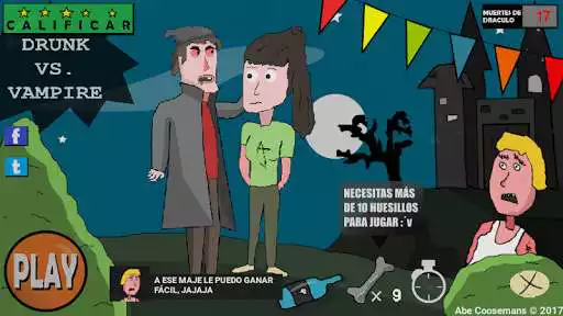 Play Drunk Vs. Vampire  and enjoy Drunk Vs. Vampire with UptoPlay