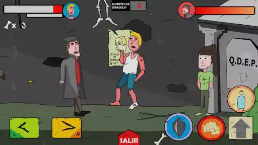 Play Drunk Vs. Vampire as an online game Drunk Vs. Vampire with UptoPlay